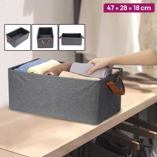 Foldable Fabric Storage Box 47×28×18 cm
