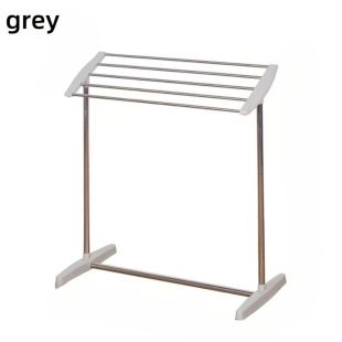 رف تجفيف مناشف ستانلس ستيل 62×36×70 سم