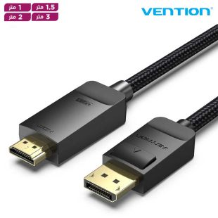 كابل DisplayPort عالي الدقة مضفر دقة 4K إلى HDMI-A Male من Vention