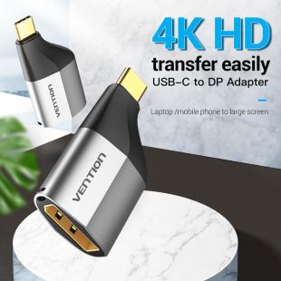 محول Type-C إلى DisplayPort دقة 4K من Vention