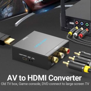 محول RCA إلى HDMI بهيكل معدني من Vention