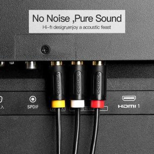 كيبل 3RCA Male إلى 3RCA Male بطول 1.5 متر من Vention