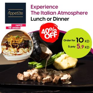 Authentic Italian Cuisine with a Delightful Dining from Appetite Restaurant and Caf&eacute;