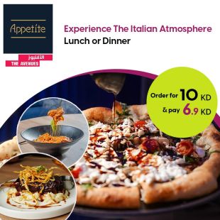Savor Authentic Italian Cuisine with a Delightful Dining Experience at Appetite Restaurant and Café
