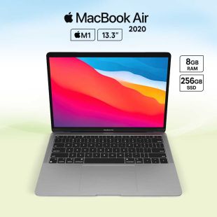 Apple 13.3 Inch MacBook Air M1 8 Core CPU 8GB RAM 256GB SSD (2020) - Space Grey (New Product / Open Box)