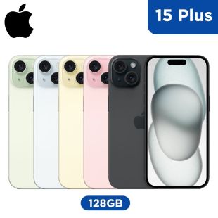 هاتف ايفون 15 بلس سعة 128 جيجابايت 5G من Apple