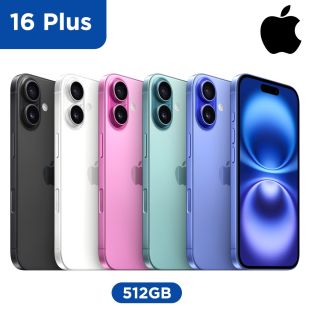 هاتف ايفون 16 بلس سعة 512 جيجابايت 5G من Apple