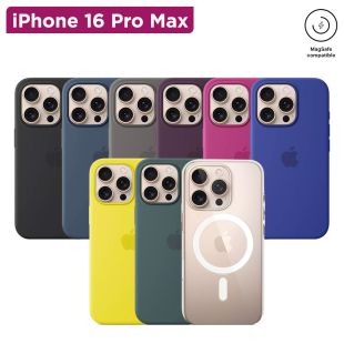 غطاء حماية سيليكون لهاتف أيفون 16 برو ماكس مع MagSafe من Apple