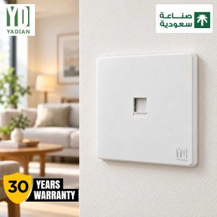 ياديان مفتاح كومبيوتر بيانو - أبيض