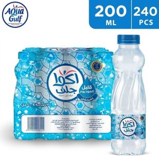 Essential Low Sodium Drinking Water 12 x 200 ml by Aqua Gulf (20 Cartons)