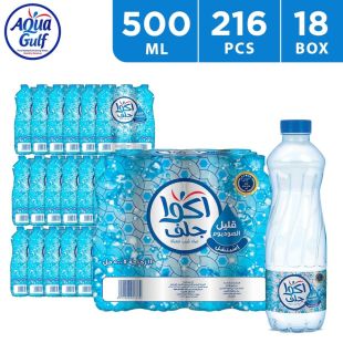 مياه شرب 500 مل × 12 حبه × 18 كرتون من Aqua Gulf