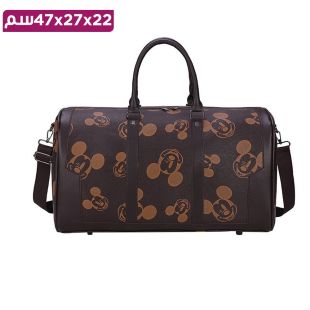 حقيبة كتف بتصميم Mickey Mouse من الجلد - 47 × 27 × 22 سم