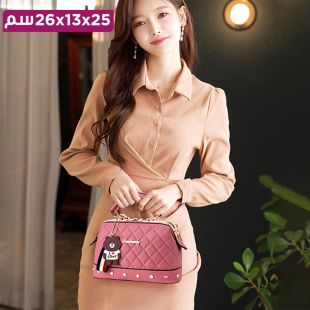 حقيبة يد وكتف جلدية أنيقة للسيدات