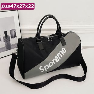 حقيبة كتف بتصميم Sporeme من الجلد - 47 × 27 × 22 سم