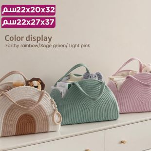 حقيبة تنظيم مستلزمات الأطفال من القطن