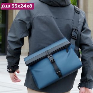 حقيبة كتف جلد مقاومة للماء - 33 × 24 × 8 سم