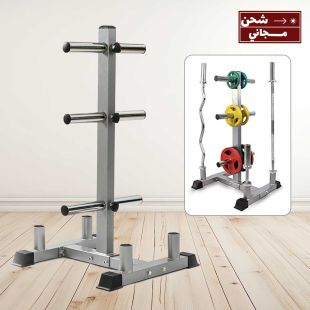 ستاند تخزين أوزان معدني سميك متعدد الأذرع