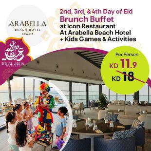 Eid Brunch Buffet at ARABELLA – Beach Hotel