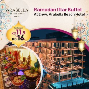 Iftar Buffet at Envy Restaurant –  Arabella Beach Hotel