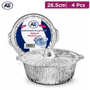 ARF Aluminum Pot medium 4 PCS - COVER 26.5cm