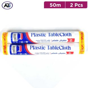 ARF Plastic table cloth 50 MTR 100 × 100 (2 Pcs offer)