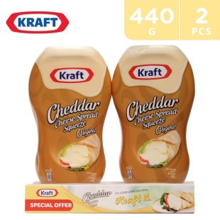 Kraft Gold Cheese Squeeze 440 g × 2