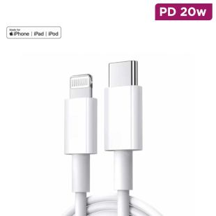 USB-C to Lightning 20W PD Fast Charging Cable for iPhone