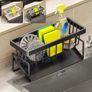 رف تخزين لحوض المطبخ 