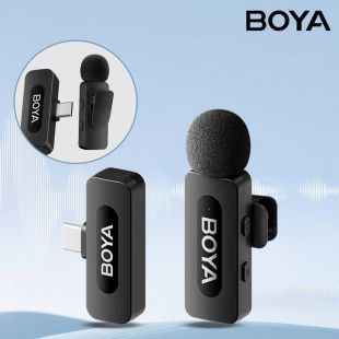 نظام ميكروفون لاسلكي بموصل USB-C من Boya
