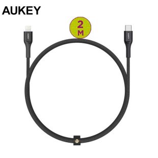 18W Kevlar Core Lightning to USB-C Cable 2m by Aukey