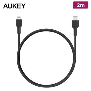 MFI Braided Nylon USB C To Lightning Cable 2m by Aukey