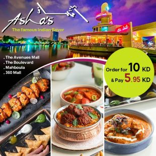Enjoy Lunch or Dinner Menu at Asha's Restaurant
