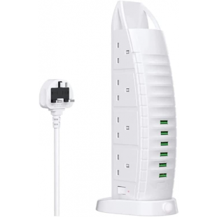 LSG  8 Sockets Power Extension 2m with 4 USB Ports + 2 Type-C Port
