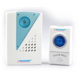 جرس باب رقمى لاسلكى - ابيض من Terminator