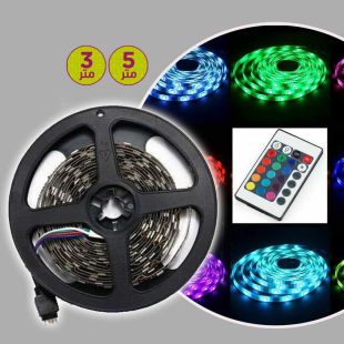 شريط إضاءة LED مع جهاز تحكم عن بعد