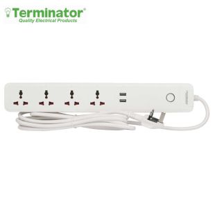 Terminator 4Way Smart WIFI Extension - White