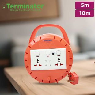 Terminator 10Amp 4 way Extension Cable Reel
