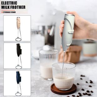 Electric Milk Frother with Stand