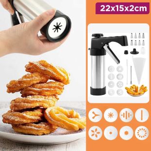 Cookie Maker Machine with 8 Piping Kit