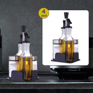 طقم بهارات مكون من 4 قطع