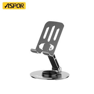 ستاند الهاتف والتابلت الدوار A702 من الفولاذ الكربوني من ASPOR