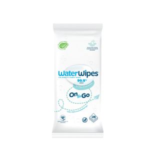 WaterWipes 99.9% Water On the Go 16 x 28 Wipes