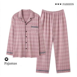 Autumn Long Sleeve Cotton Pajama For Men