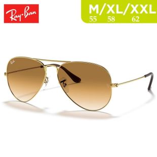 Aviator Gradient Sunglasses - Light Brown by Ray-Ban