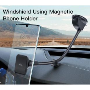 Magnetic Car Phone Holder Stand with Suction Cup by Yesido