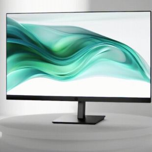 شاشة قياس 23.8 بوصة دقة Full HD تردد 100 هرتز مع ستاند قابل لتعديل الارتفاع منافذ HDMI و DisplayPort و VGA من HP