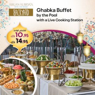 International Ghabqa Buffet at BackYard - ARGAN ALBIDA'A