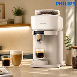 ماكينة تحضير الإسبريسو والقهوة الأوتوماتيكية Baristina من Philips
