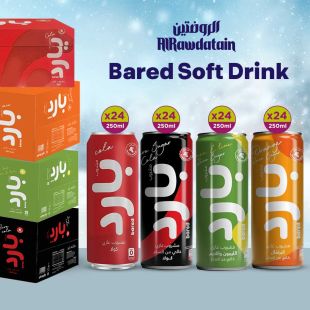 Bared Soft Drink 24 x 250 ml by Al-Rawdatain
