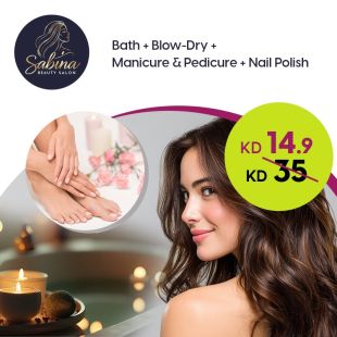 Bath + Blow-Dry Package at Sabina Beauty Salon